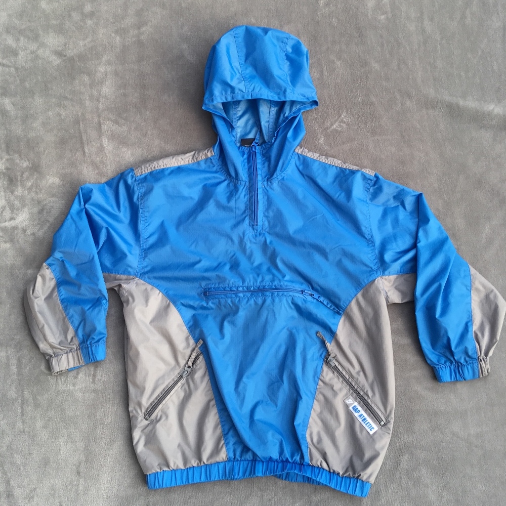 Gap Kids Anorak hooded wind breaker, packable
